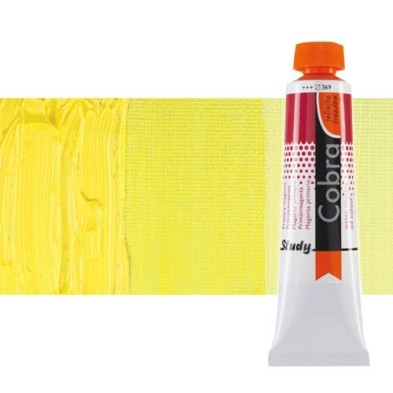 Material Bellas Artes - Pintura - Óleo al agua Cobra Study color amarillo limón permanente (200 ml) | totenart.com