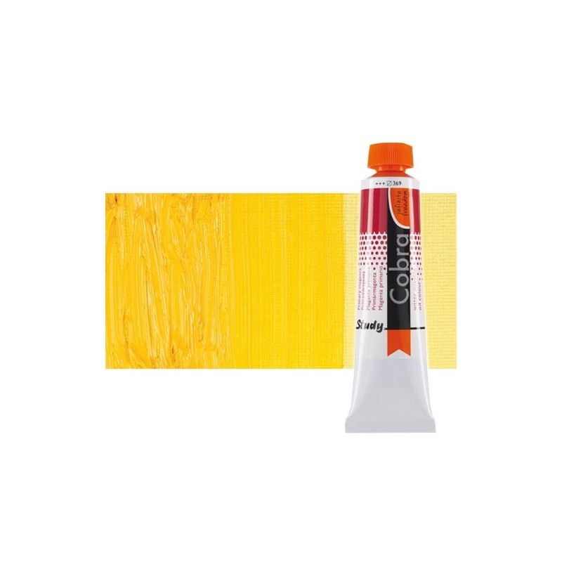 Material Bellas Artes - Pintura - Óleo al agua Cobra Study color amarillo permanente medio (200 ml) | totenart.com