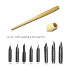 Juego palillero + 8 plumillas Joseph Guillot - Material Bellas Artes - Dibujo