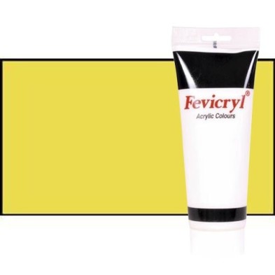 Material Bellas Artes - Pintura - Acrílico Fevicryl color ocre amarillo (200 ml) | totenart.com