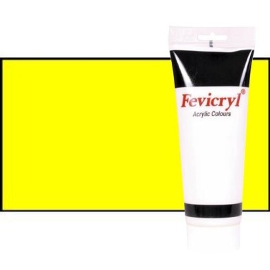 Material Bellas Artes - Pintura - Acrílico Fevicryl color amarillo cadmio limón (200 ml) | totenart.com