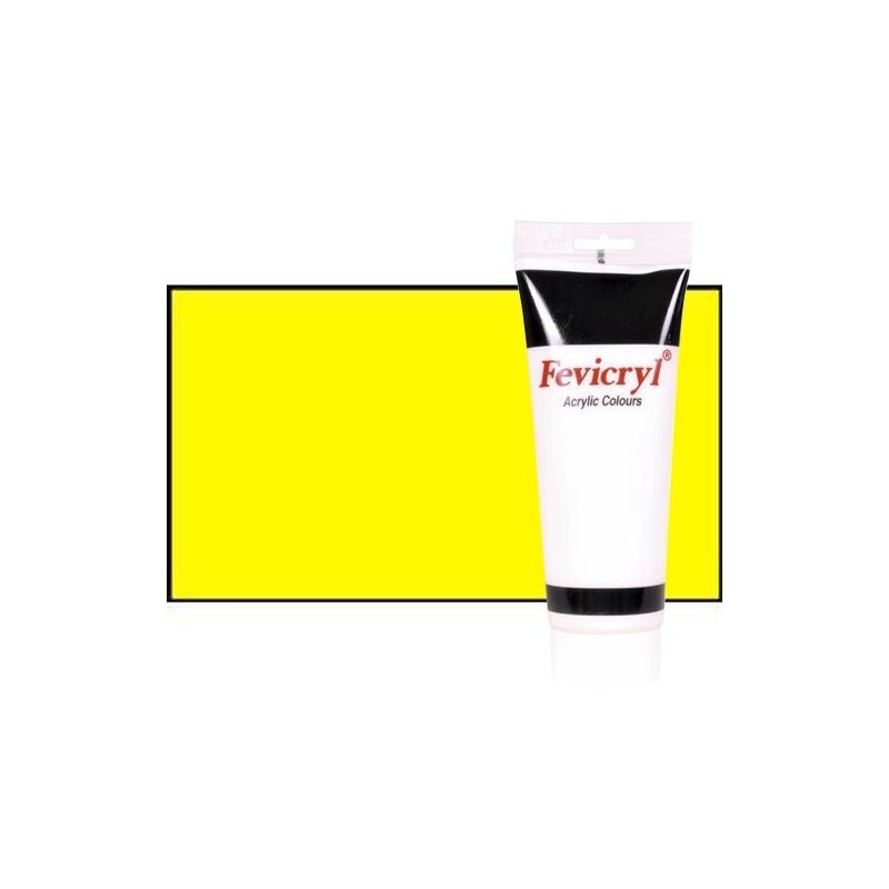 Material Bellas Artes - Pintura - Acrílico Fevicryl color amarillo primario (200 ml) | totenart.com
