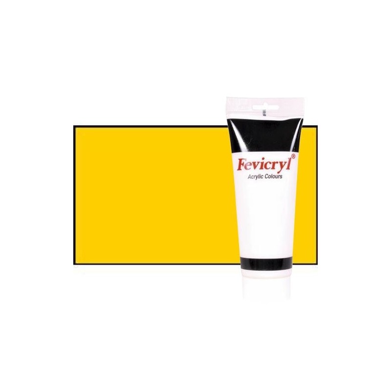 Material Bellas Artes - Pintura - Acrílico Fevicryl color amarillo cadmio medio (200 ml) | totenart.com