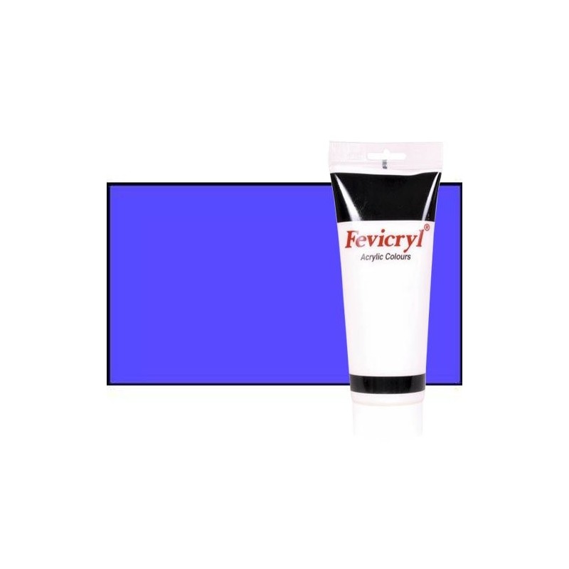 Material Bellas Artes - Pintura - Acrílico Fevicryl color azul ftalocianina (200 ml) | totenart.com