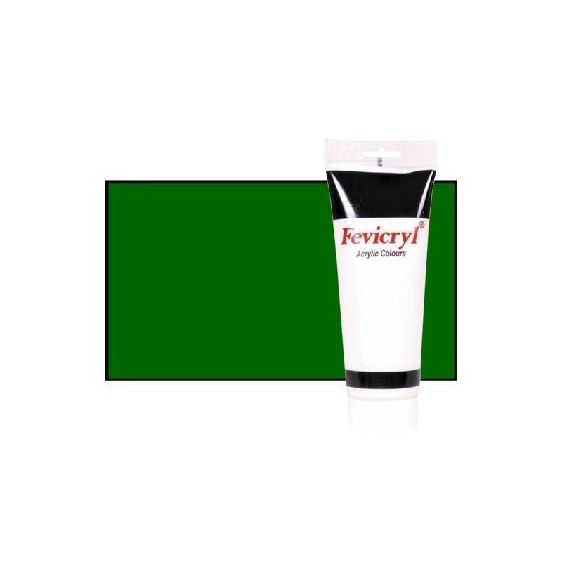Material Bellas Artes - Pintura - Acrílico Fevicryl color verde esmeralda ftalocianina (200 ml) | totenart.com