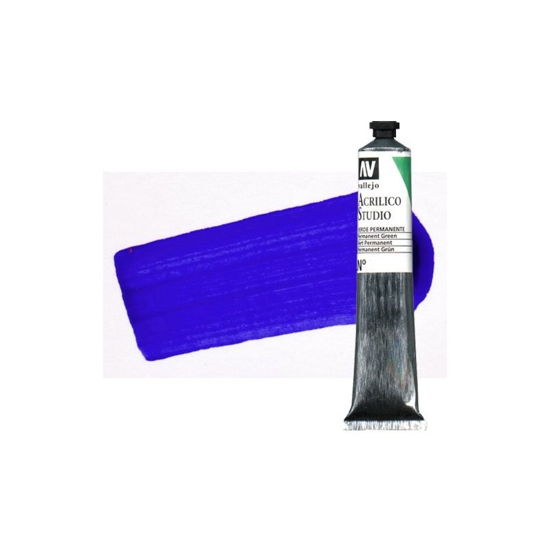 Material Bellas Artes - Pintura - Acrílico Vallejo Studio color azul ultramar (58 ml) | totenart.com