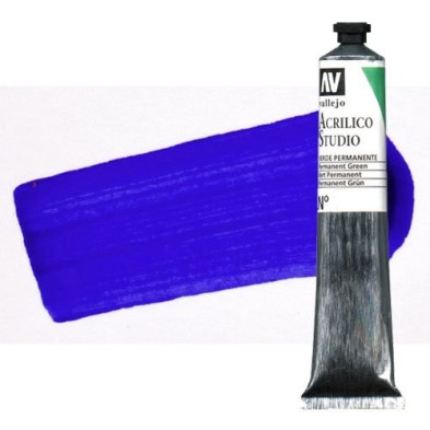 Material Bellas Artes - Pintura - Acrílico Vallejo Studio color azul ultramar (58 ml) | totenart.com