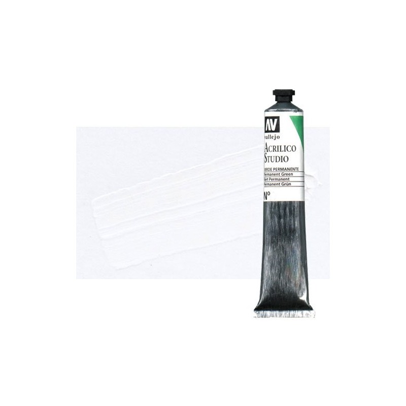 Material Bellas Artes - Pintura - Acrílico Vallejo Studio color blanco titanio (58 ml) | totenart.com