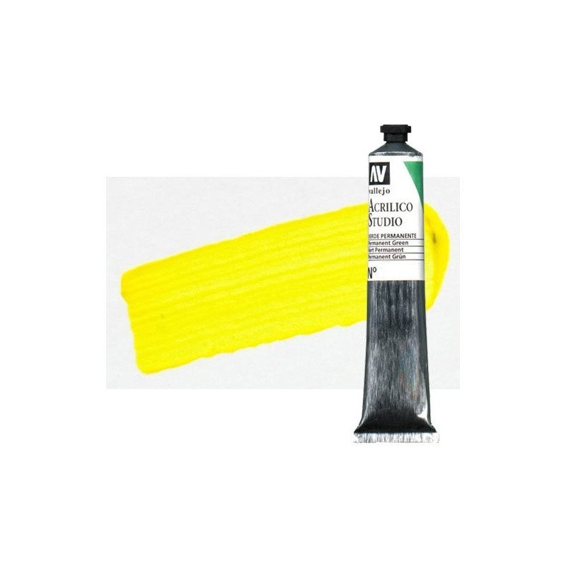 Material Bellas Artes - Pintura - Acrílico Vallejo Studio color amarillo cadmio pálido (58 ml) | totenart.com