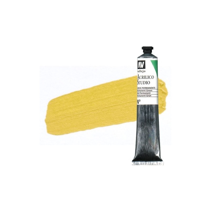 Material Bellas Artes - Pintura - Acrílico Vallejo Studio color amarillo Nápoles (58 ml) | totenart.com