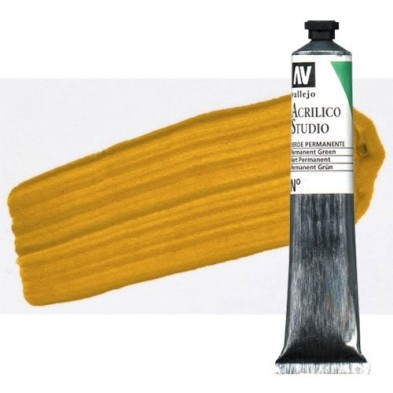 Material Bellas Artes - Pintura - Acrílico Vallejo Studio color amarillo óxido de hierro (58 ml) | totenart.com