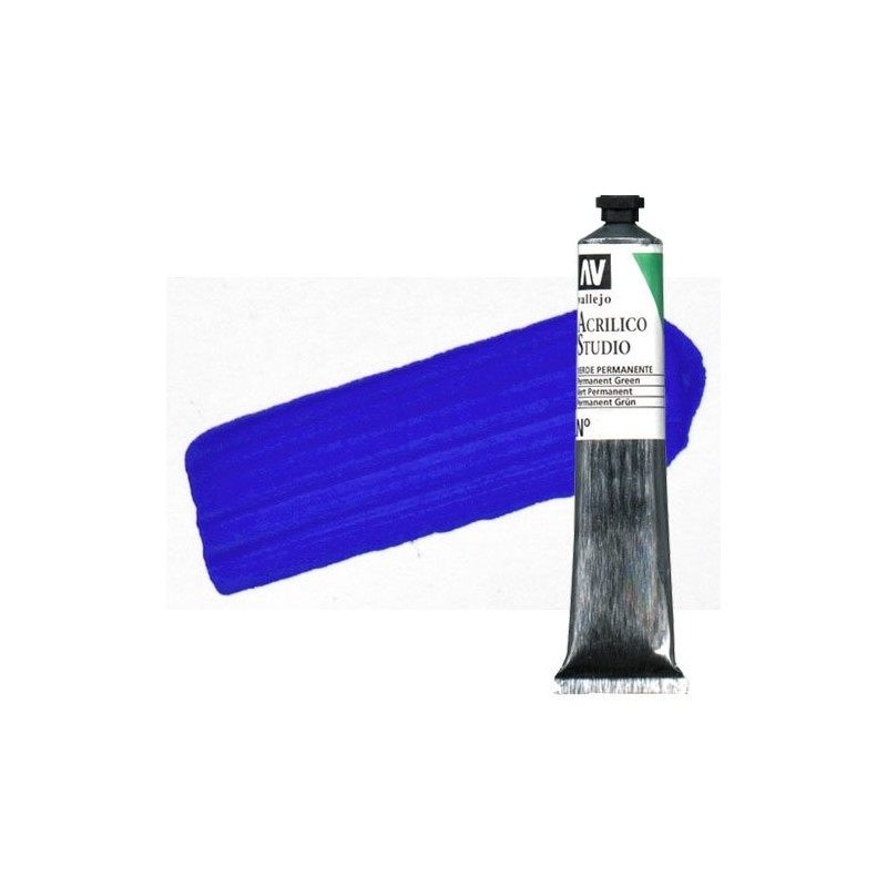 Material Bellas Artes - Pintura - Acrílico Vallejo Studio color azul de cobalto (58 ml) | totenart.com