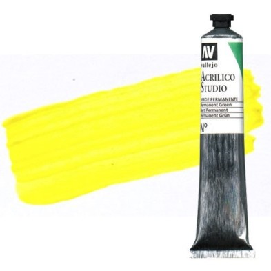 Material Bellas Artes - Pintura - Acrílico Vallejo Studio color cadmio amarillo limón (58 ml) | totenart.com