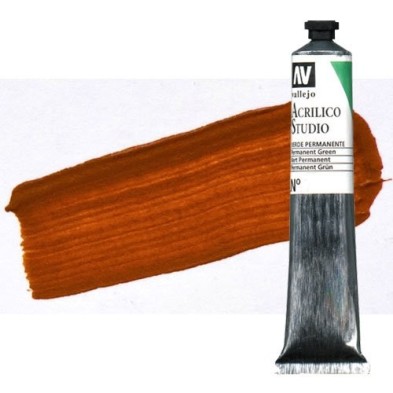 Material Bellas Artes - Pintura - Acrílico Vallejo Studio color dorado óxido de hierro (58 ml) | totenart.com