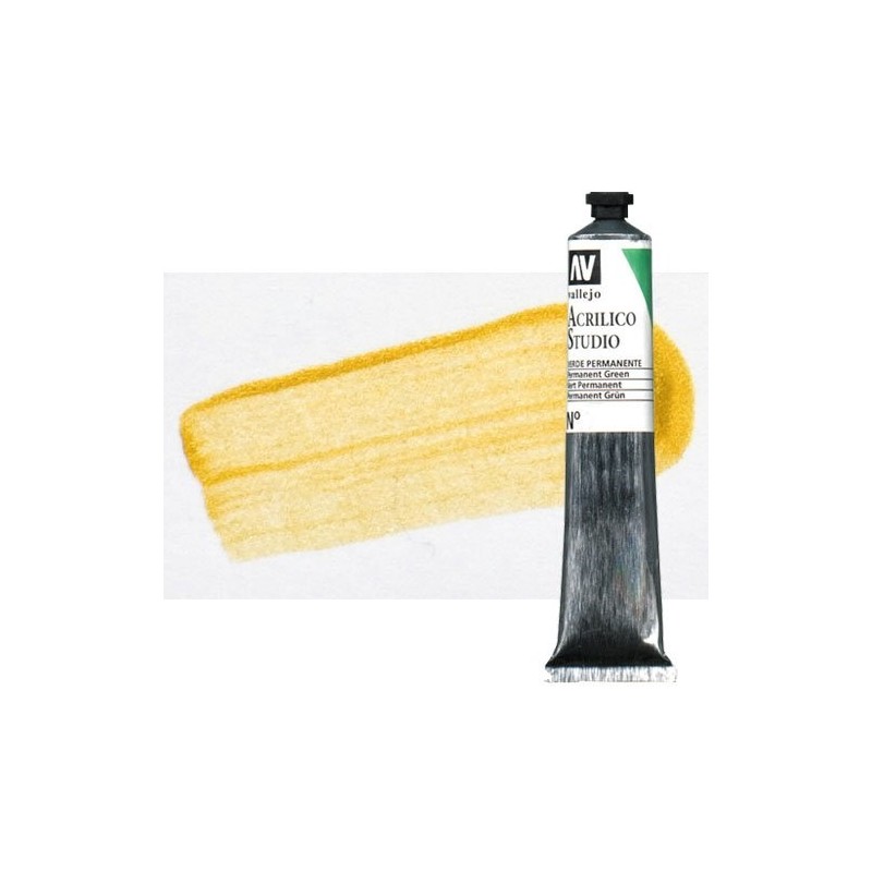 Material Bellas Artes - Pintura - Acrílico Vallejo Studio color oro (58 ml) | totenart.com