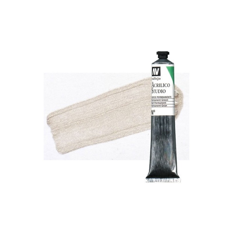 Material Bellas Artes - Pintura - Acrílico Vallejo Studio color plata (58 ml) | totenart.com