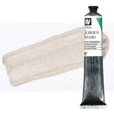 Material Bellas Artes - Pintura - Acrílico Vallejo Studio color plata (58 ml) | totenart.com
