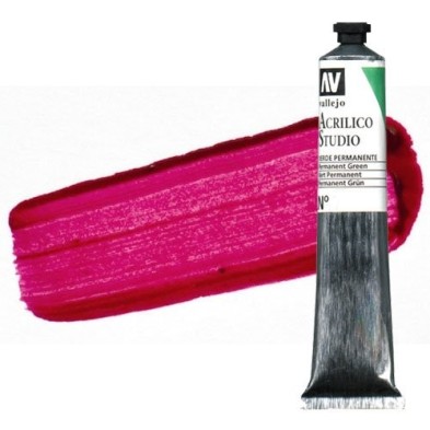 Material Bellas Artes - Pintura - Acrílico Vallejo Studio color rojo de garanza (58 ml) | totenart.com