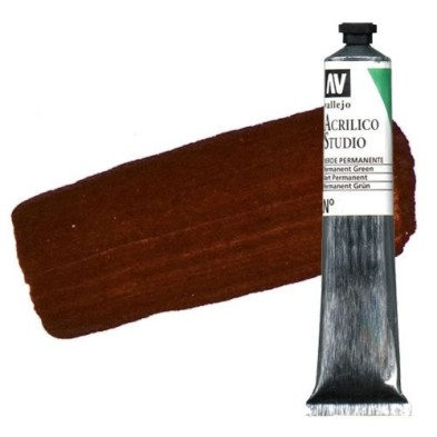 Material Bellas Artes - Pintura - Acrílico Vallejo Studio color siena tostada (58 ml) | totenart.com