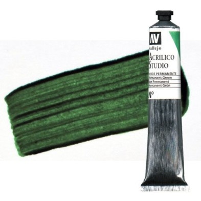 Material Bellas Artes - Pintura - Acrílico Vallejo Studio color verde ftalocianina (58 ml) | totenart.com