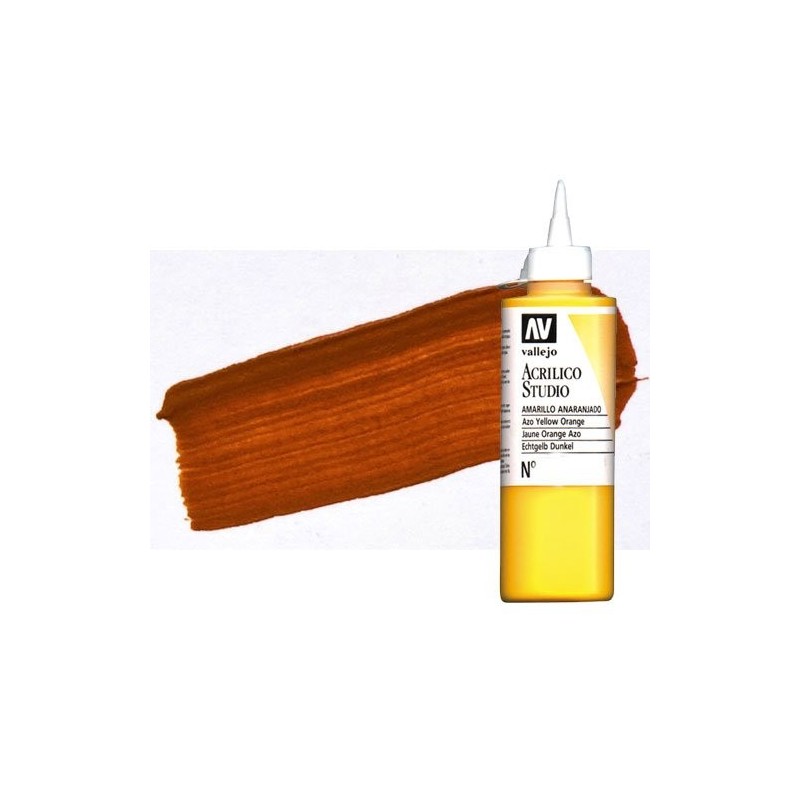 Material Bellas Artes - Pintura - Acrílico Vallejo Studio color dorado óxido de hierro (200 ml) | totenart.com