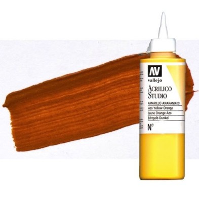 Material Bellas Artes - Pintura - Acrílico Vallejo Studio color dorado óxido de hierro (200 ml) | totenart.com