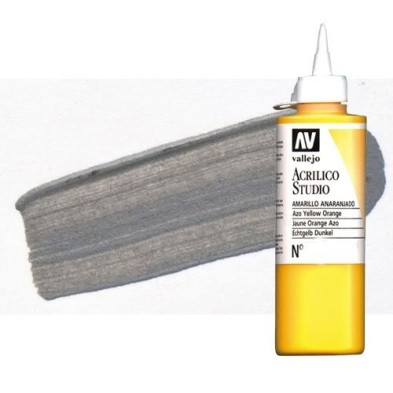 Material Bellas Artes - Pintura - Acrílico Vallejo Studio color gris medio (200 ml) | totenart.com