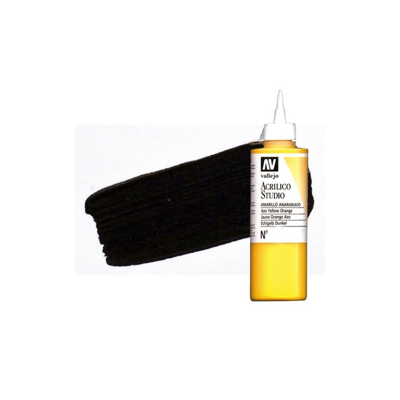 Material Bellas Artes - Pintura - Acrílico Vallejo Studio color negro oxido de hierro (200 ml) | totenart.com