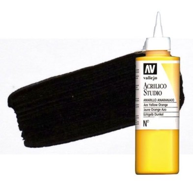 Material Bellas Artes - Pintura - Acrílico Vallejo Studio color negro oxido de hierro (200 ml) | totenart.com