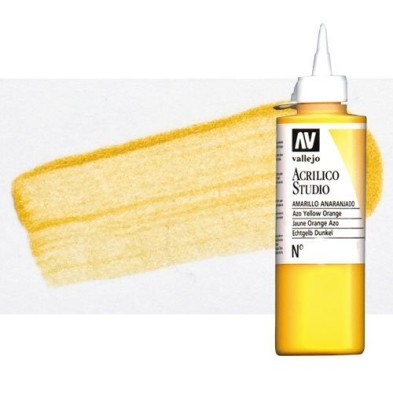 Material Bellas Artes - Pintura - Acrílico Vallejo Studio color oro (200 ml) | totenart.com