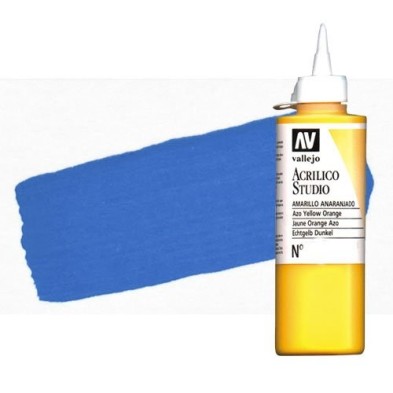 Material Bellas Artes - Pintura - Acrílico Vallejo Studio color azul cyan (200 ml) | totenart.com