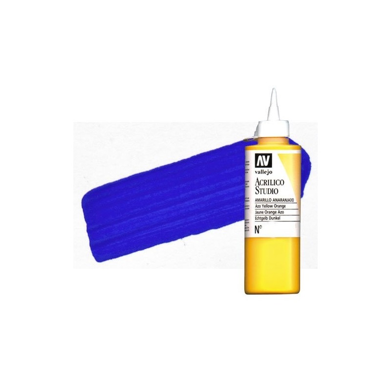 Material Bellas Artes - Pintura - Acrílico Vallejo Studio color azul de cobalto (200 ml) | totenart.com