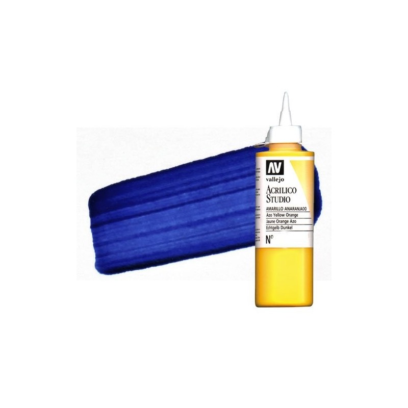 Material Bellas Artes - Pintura - Acrílico Vallejo Studio color azul ftalocianina (200 ml) | totenart.com