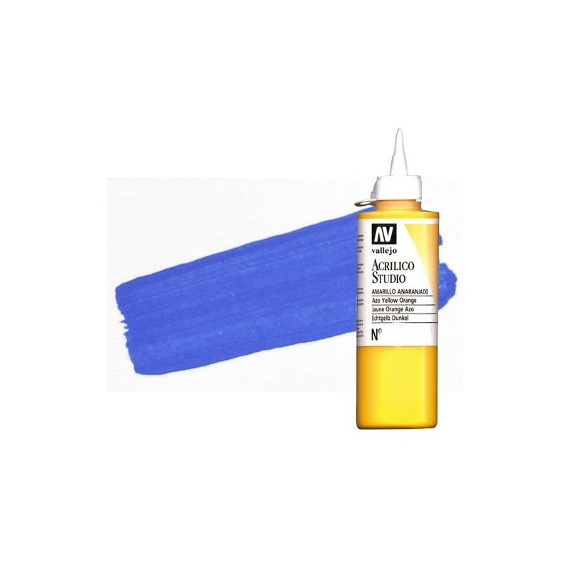Material Bellas Artes - Pintura - Acrílico Vallejo Studio color azul lapislázuli (200 ml) | totenart.com