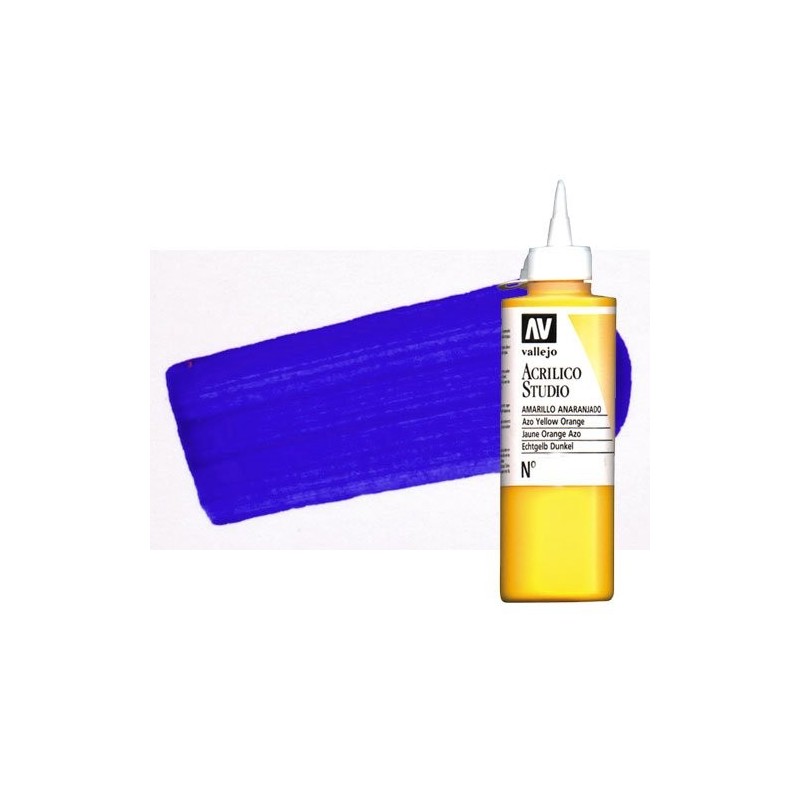 Material Bellas Artes - Pintura - Acrílico Vallejo Studio color azul ultramar (200 ml) | totenart.com