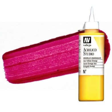 Material Bellas Artes - Pintura - Acrílico Vallejo Studio color rojo de garanza (200 ml) | totenart.com