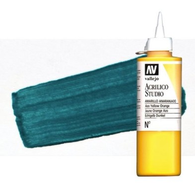 Material Bellas Artes - Pintura - Acrílico Vallejo Studio color turquesa de ftalocianina (200 ml) | totenart.com