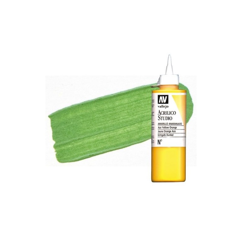 Material Bellas Artes - Pintura - Acrílico Vallejo Studio color verde chromium pálido (200 ml) | totenart.com