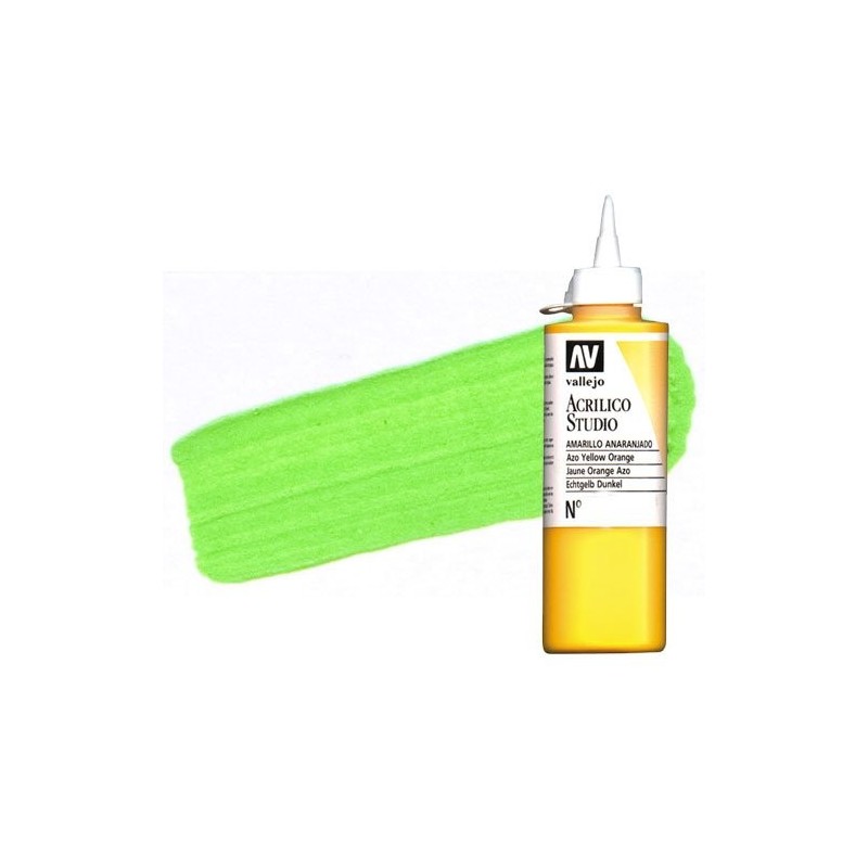 Material Bellas Artes - Pintura - Acrílico Vallejo Studio color verde claro (200 ml) | totenart.com