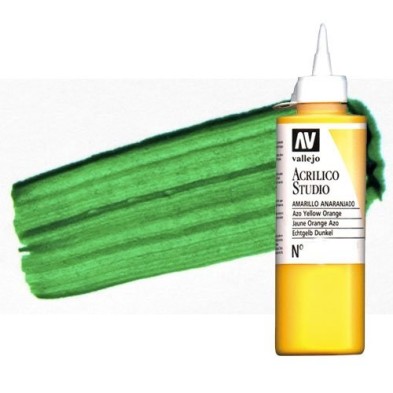 Material Bellas Artes - Pintura - Acrílico Vallejo Studio color verde permanente (200 ml) | totenart.com