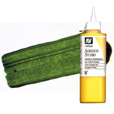 Material Bellas Artes - Pintura - Acrílico Vallejo Studio color verde vejiga (200 ml) | totenart.com