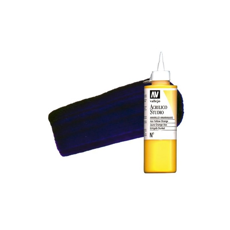 Material Bellas Artes - Pintura - Acrílico Vallejo Studio color violeta de dioxacina (200 ml) | totenart.com