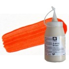 Material Bellas Artes - Pintura - Acrílico Vallejo Studio color rojo fluorescente (500 ml) | totenart.com