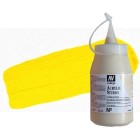 Material Bellas Artes - Pintura - Acrílico Vallejo Studio color amarillo cadmio oscuro (500 ml) | totenart.com