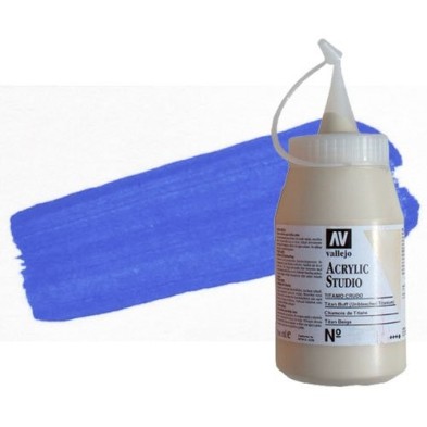 Material Bellas Artes - Pintura - Acrílico Vallejo Studio color azul lapislázuli (500 ml) | totenart.com