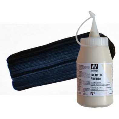 Material Bellas Artes - Pintura - Acrílico Vallejo Studio color gris Payne (500 ml) | totenart.com