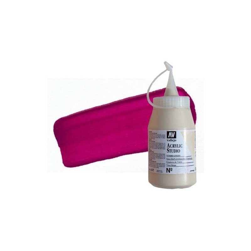 Material Bellas Artes - Pintura - Acrílico Vallejo Studio color magenta (500 ml) | totenart.com