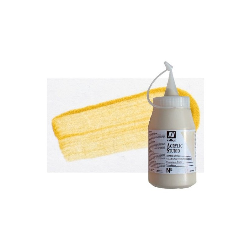 Material Bellas Artes - Pintura - Acrílico Vallejo Studio color oro (500 ml) | totenart.com