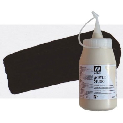 Material Bellas Artes - Pintura - Acrílico Vallejo Studio color sombra tostada (500 ml) | totenart.com