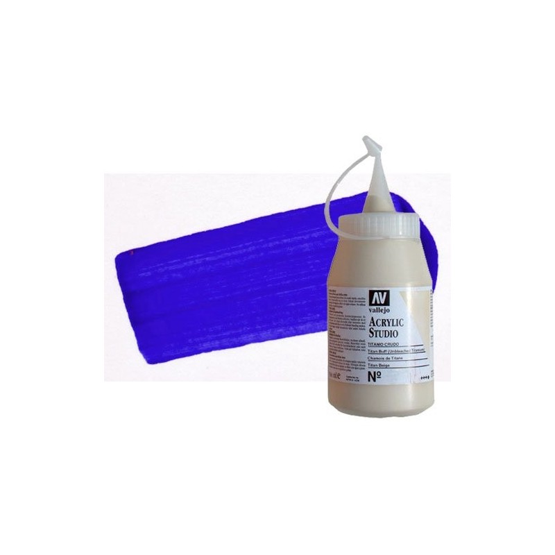 Material Bellas Artes - Pintura - Acrílico Vallejo Studio color azul ultramar (1000 ml) | totenart.com